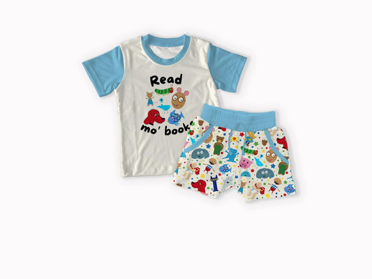 presale BSSO1338 Baby Boys Cute Dogs Shirt Pocket Shorts Clothes Sets D 2.14