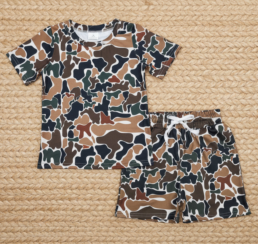 Camo Short Set