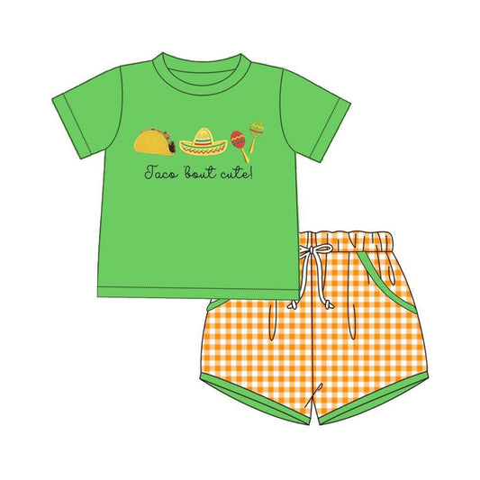Pre order taco shorts set boy