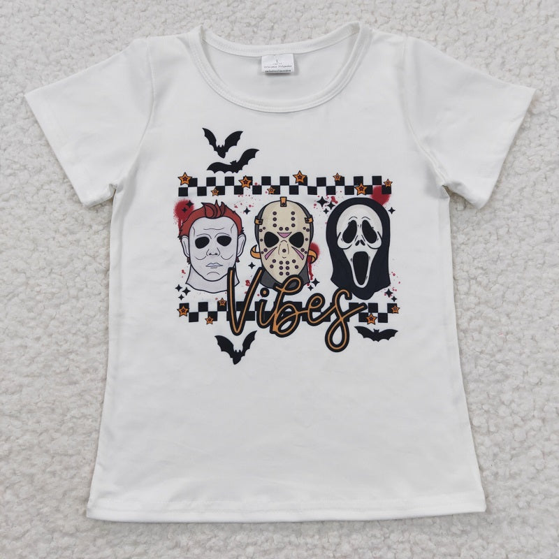 BT0222 Friend white short sleeve top
