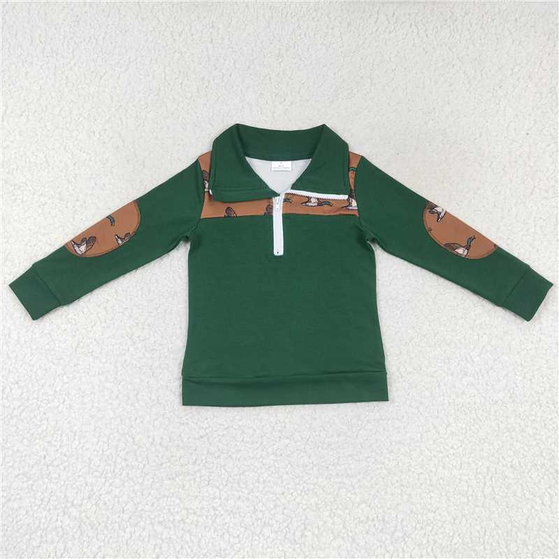 Match Sibling Girls Baby Boys Duck Hunting Season Dresses Rompers Clothes Sets