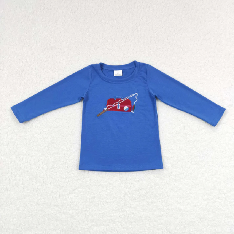 Match Baby Boys Girls Embroidery Ducks Dogs Fishing Western Tee Shirts Top D 926