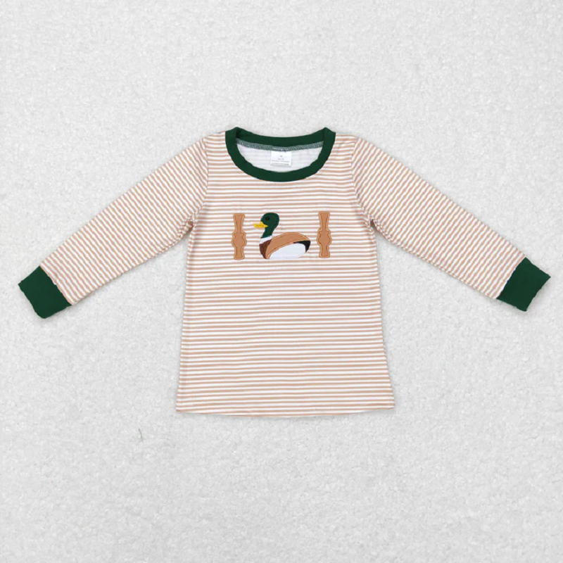 Match Baby Boys Girls Embroidery Ducks Dogs Fishing Western Tee Shirts Top D 926