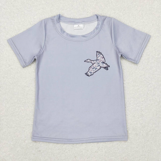 BT0462 Duck Camouflage Blue Short Sleeve Top D 4.14
