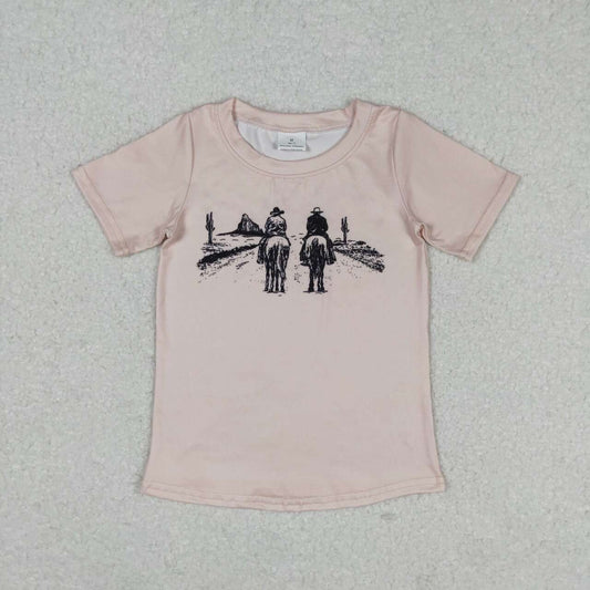BT0554 Horse riding short sleeve top