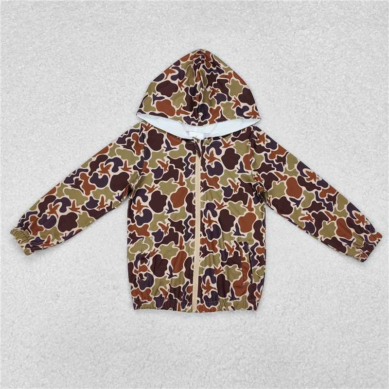 Match Baby Boys Hunting Camo Hooded Long Sleeve Zip Jackets Tops