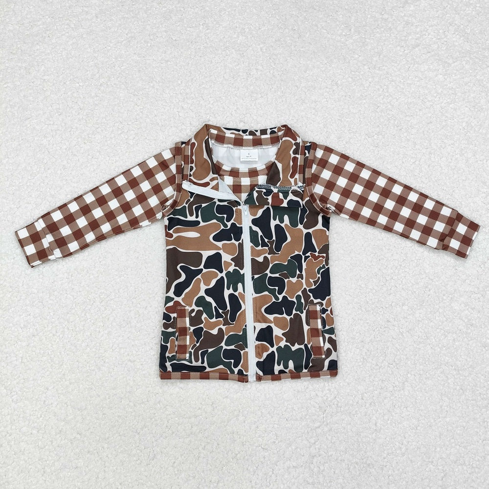 BT0857  Baby Boys Camo Hunting Tops Vest 2pcs Sets