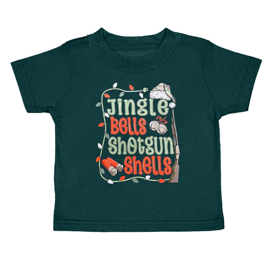 presale BT0900 Baby Boys Christmas Jingle Bells Short Sleeve Tops 2024 9.7