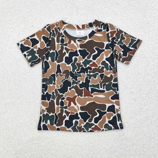 BT0905 Camouflage Beige Short Sleeve Top  2024 9.7