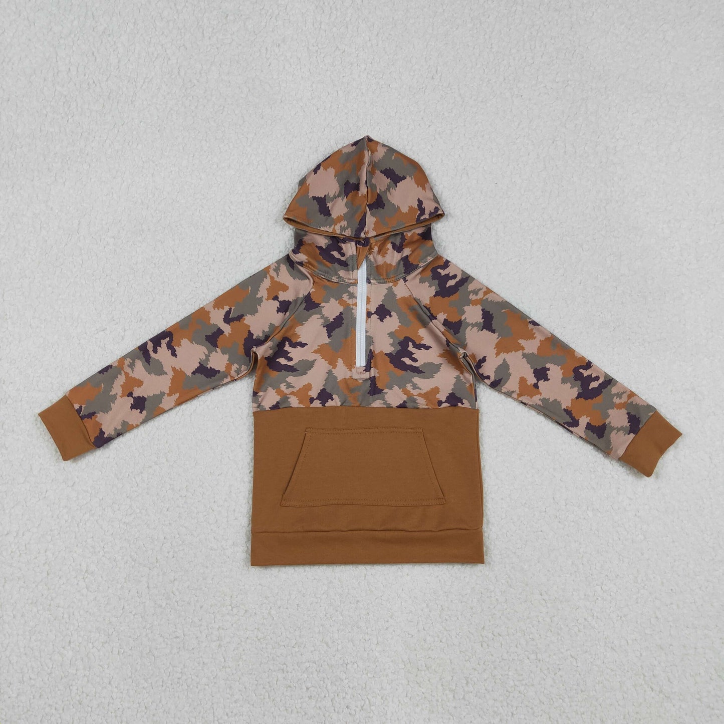 Sibling Baby Boys Southern Camo Zipper Hoodie with Pocket Hunting Top for Toddlers Boys Kids' Fashion Casual Wear