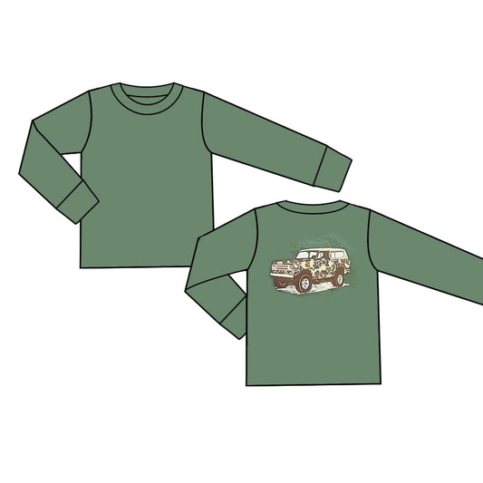 presale BT0947 Camouflage green long-sleeved top   2024 9.19