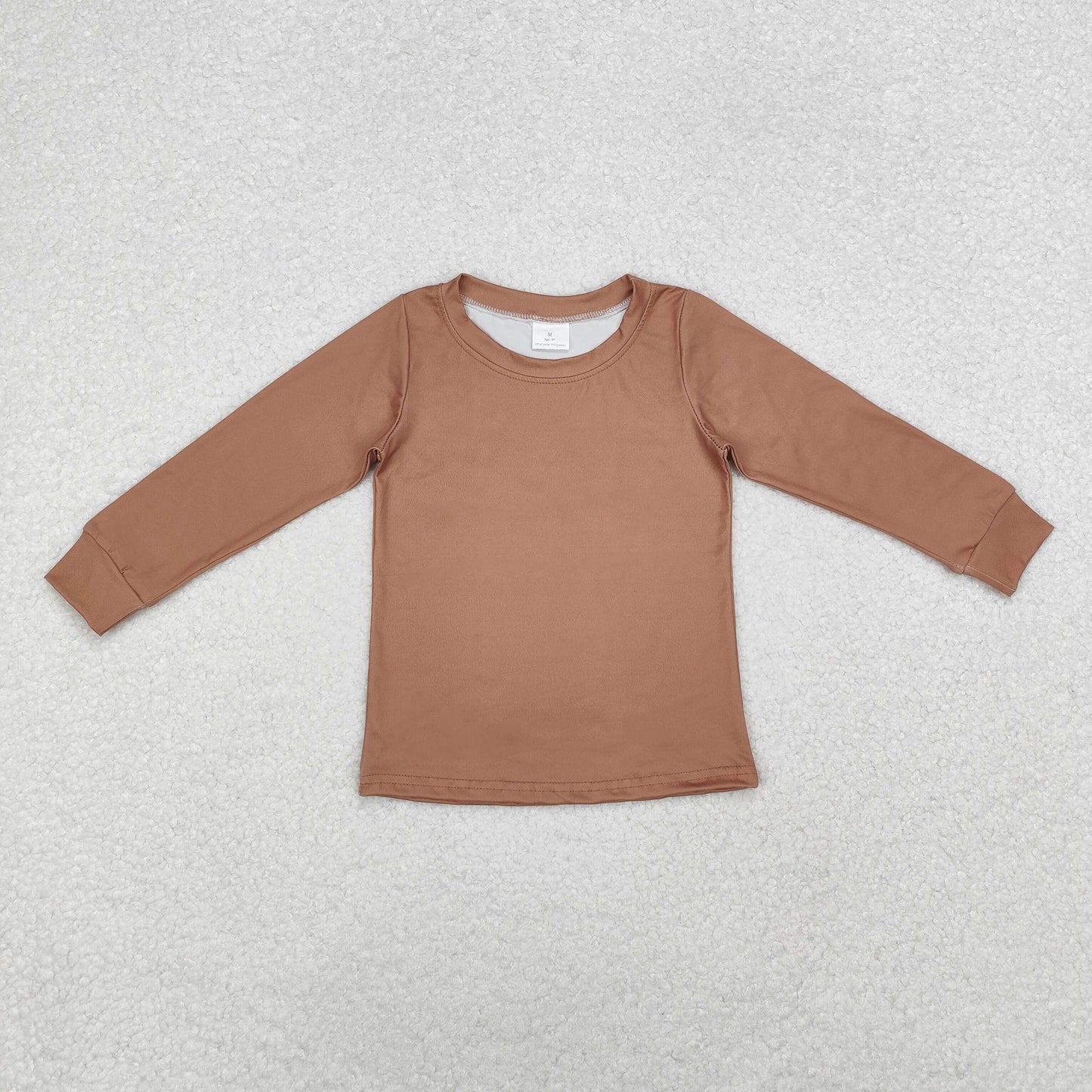 BT0950  Camouflage Duck Brown Long Sleeve Top