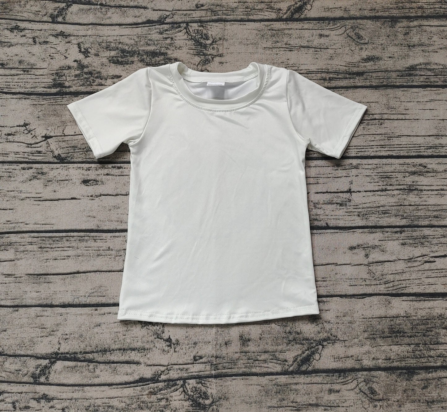 BT0964 Beige duck circle short-sleeved top
