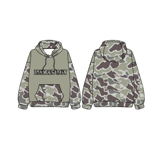 presale BT0984 mama's boy camouflage hooded long-sleeved top  2024 9.23