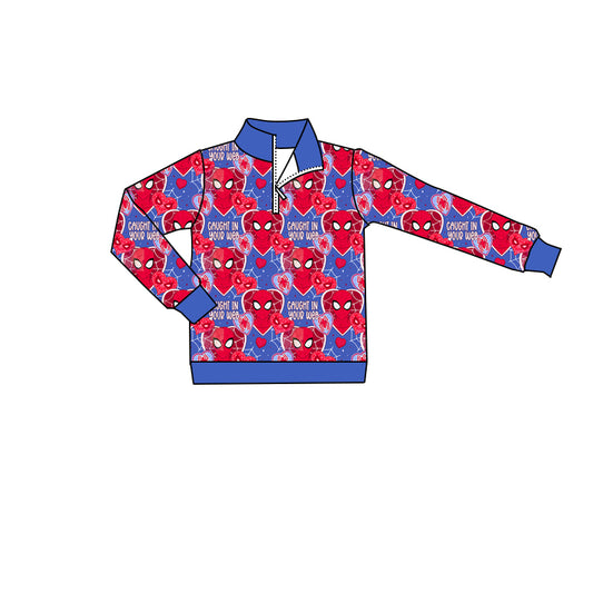 presale BT0998 Love Net Blue Zipper Long Sleeve Top  2024 9.23