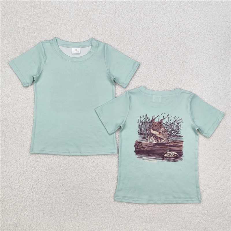 Match Western Baby Boys Short Sleeve Hunting T-shirt Top D 3.15