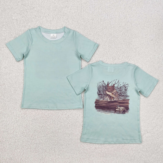 BT1081 Duck Puppy Teal Short Sleeve Top