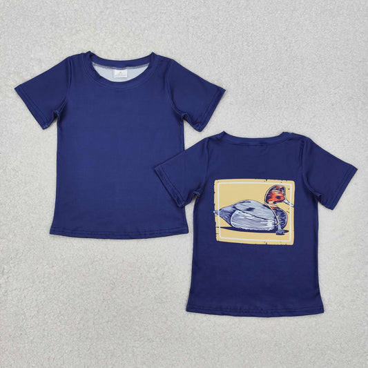 BT1083 Baby Boys Navy Mallard Duck Hunting Tee Shirts Tops