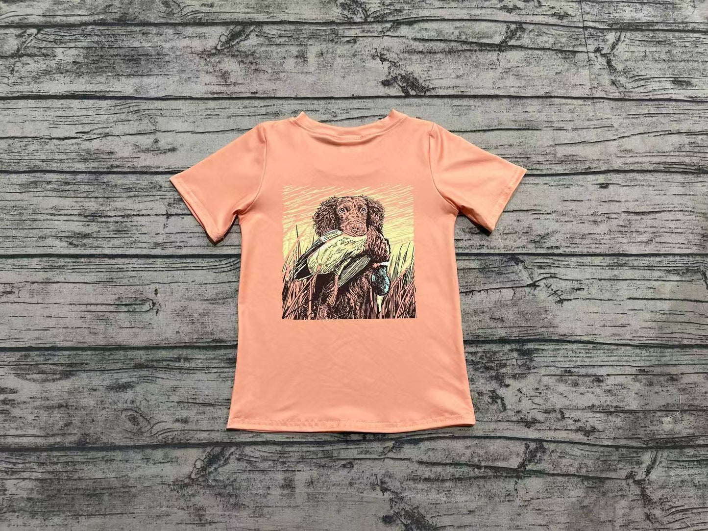 BT1084 Duck Puppy Orange Short Sleeve Top