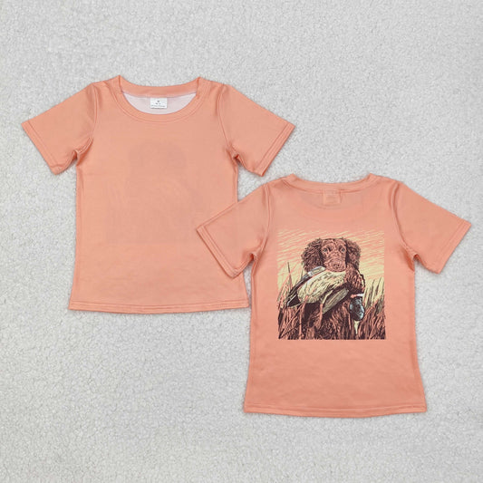 BT1084 Duck Puppy Orange Short Sleeve Top
