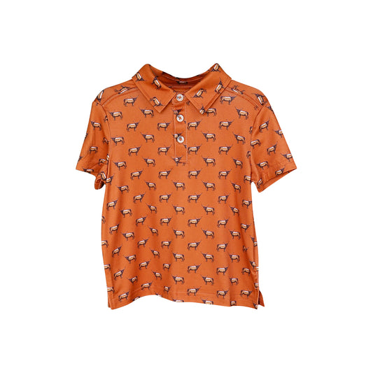 presale BT1116 Alpine Bullhead Yellow Brown Short Sleeve Top 2024 11.29