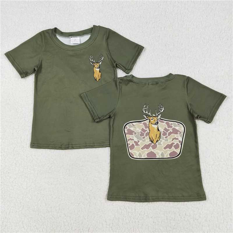 Match Western Baby Boys Short Sleeve Hunting T-shirt Top D 3.15