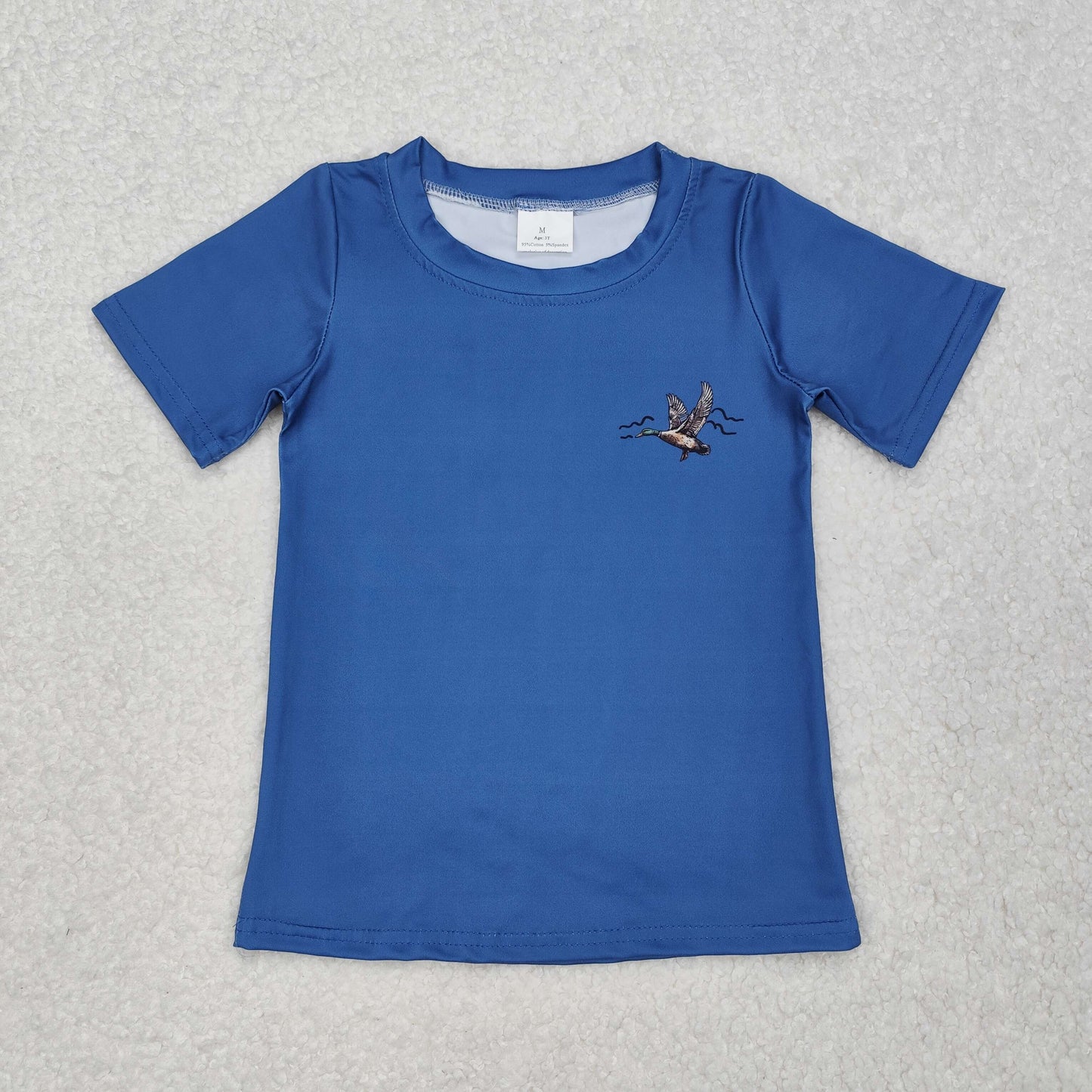 BT1150  Duck Tree Blue Short Sleeve Top