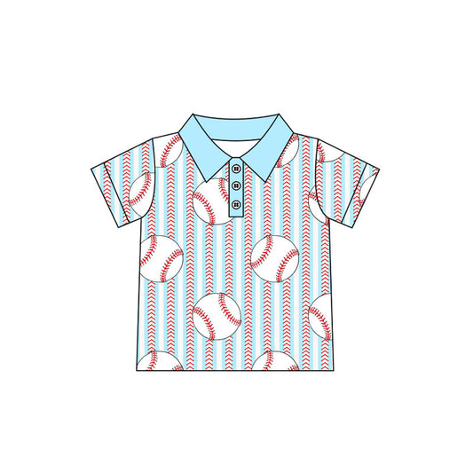 presale BT1180 Baby Boys Baseball Stripes Pullovers Tee Shirts Tops D 2.10