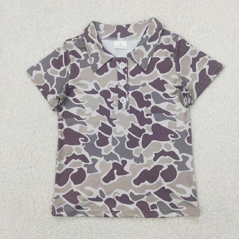 Match Baby Boys Short Sleeves Camo Polo Shirts Tops D 814 11