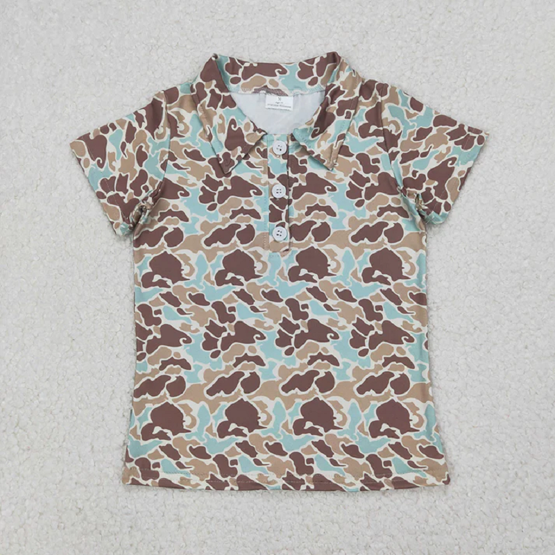 Match Baby Boys Short Sleeves Camo Polo Shirts Tops D 814 11