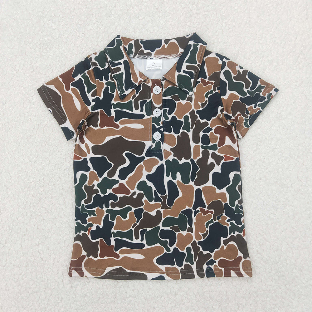 Match Baby Boys Short Sleeves Camo Polo Shirts Tops D 814 11