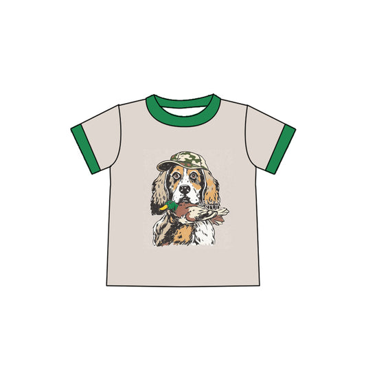 presale BT1236 Baby Boys Short Sleeves Duck Dog Tee Shirts Top D 4.21