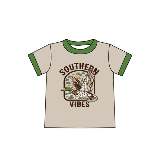 presale BT1237 Baby Boys Short Sleeves Duck Southern Vibes Tee Shirts Top  D 4.21