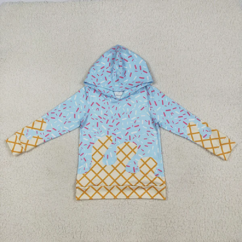 7 Colors Sibling Baby Kids Long Sleeves Team Sprinkles Drips Hoodies Tops D 7.21