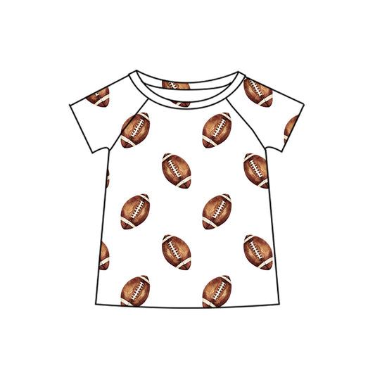 presale BT1311 Baby Boys Footballs Plaid Team Tee Shirts Top D 7.28