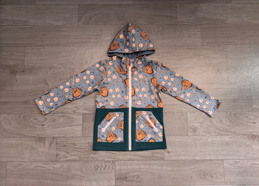 pre order full zip baseball jacket with pocket