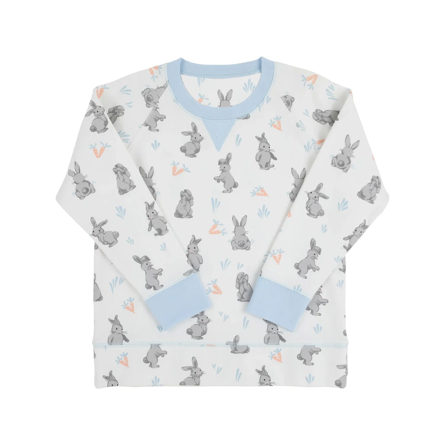 presale BT1371  Baby Boys Long Sleeve Carrots Rabbits Easter Tee Shirts Top D 917