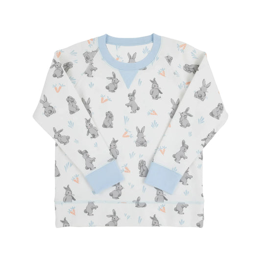 presale BT1371  Baby Boys Long Sleeve Carrots Rabbits Easter Tee Shirts Top D 917