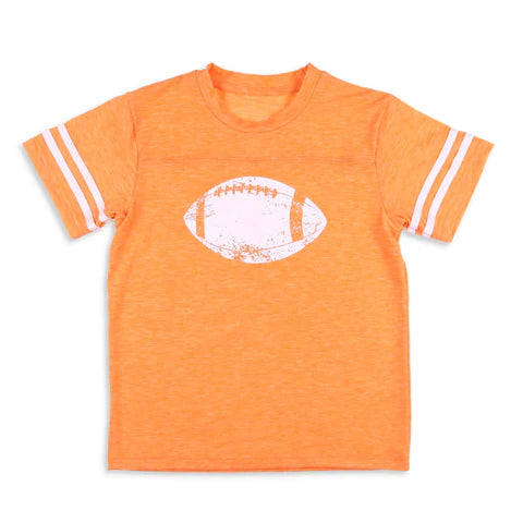 presale BT1379 Baby Boys Orange Footballs Team Tee Shirts Top  D 923