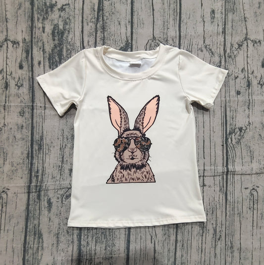 presale BT1414 Baby Boys Short Sleeve Rabbits Easter T-shirts Top D 1204