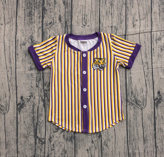 pre order baby boy purple tiger team t-shirt