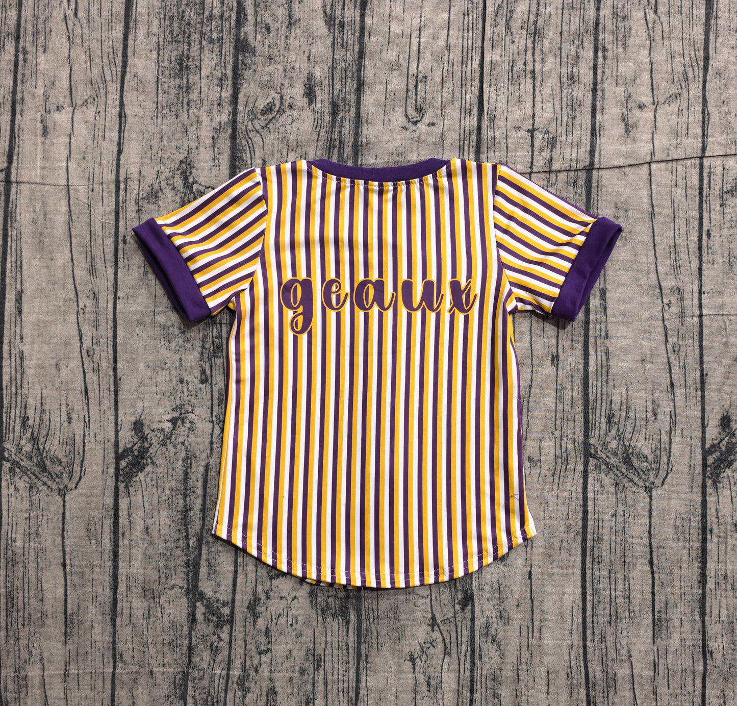 pre order baby boy purple tiger team t-shirt