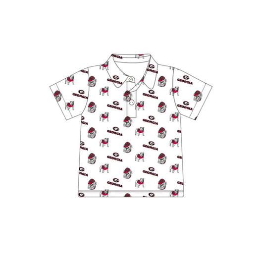 pre order bulldog team polo t-shirt