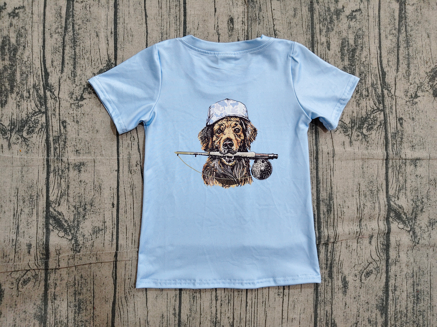 pre order hunting dog print boys tee