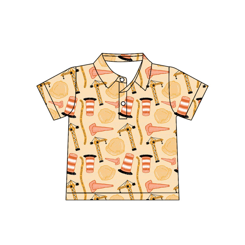 pre order construction site boys polo