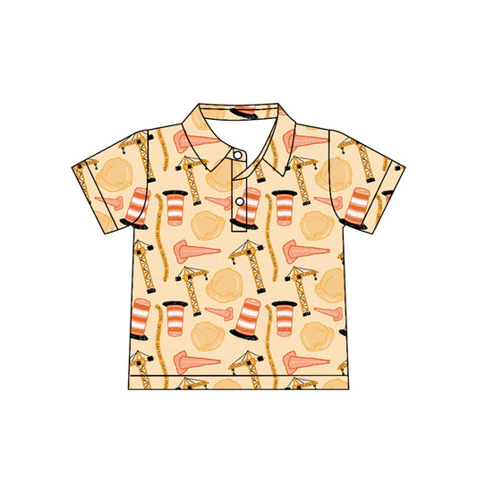 pre order construction site boys polo