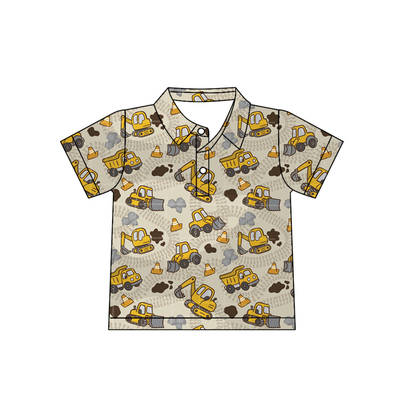 pre order construction boys polo