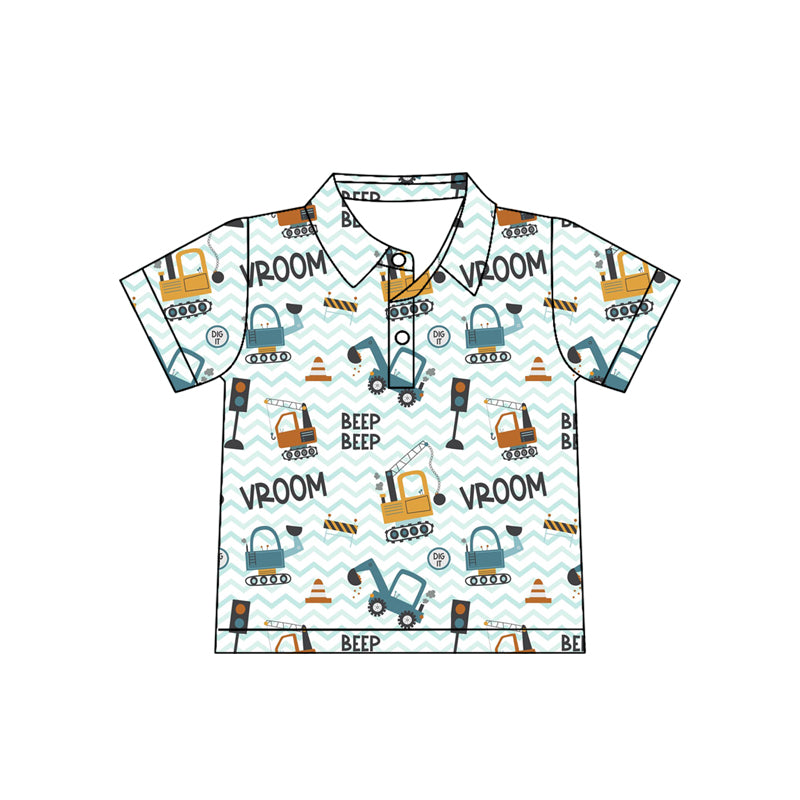 pre order construction boys polo