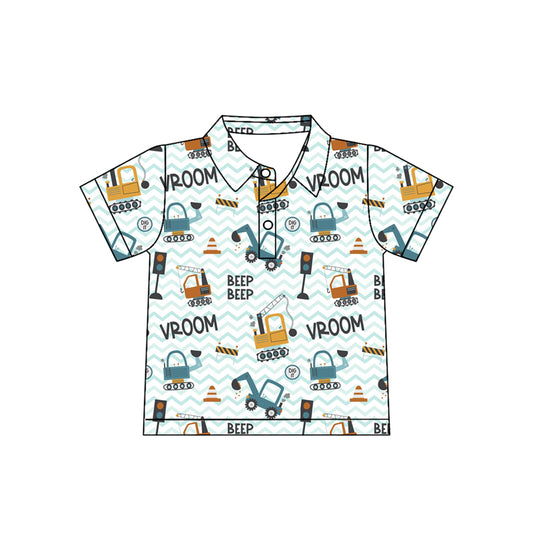 pre order construction boys polo