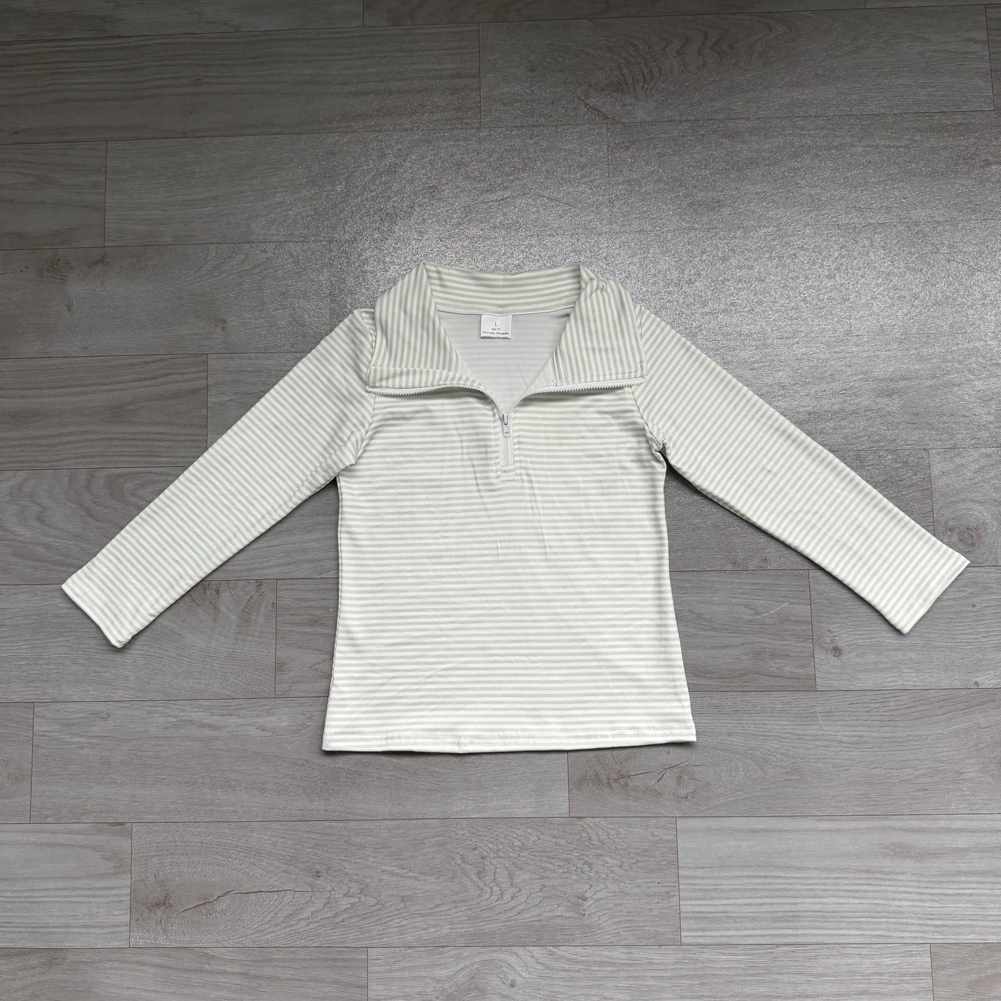 Pre order striped boy pullover kids clothing